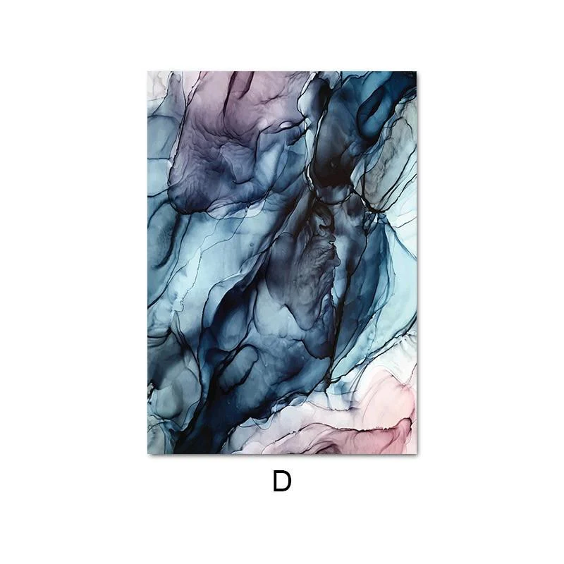 Abstract Ink Canvas Art - Image 12