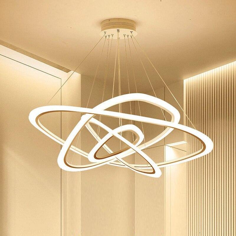 Acrylic Ring Chandelier - Image 4