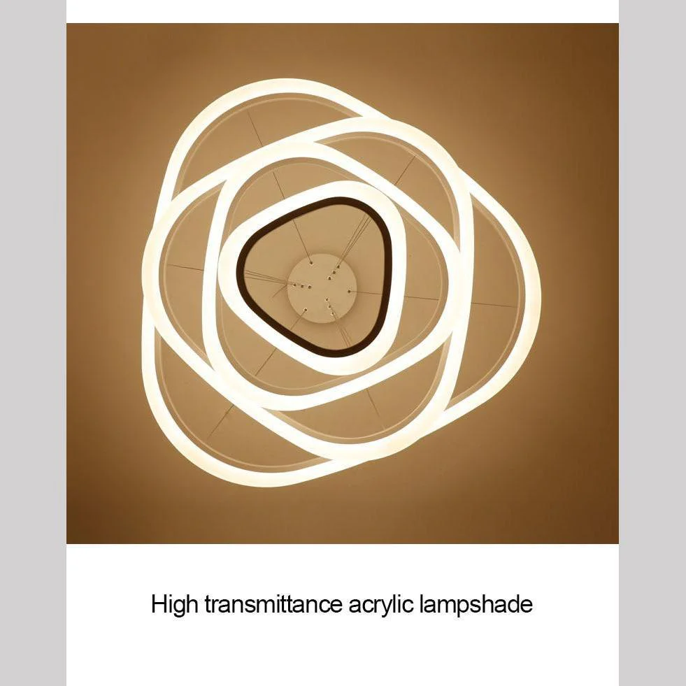 Acrylic Ring Chandelier - Image 6