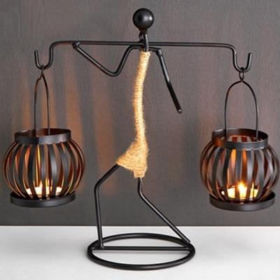 African Wrought Iron Candle Holder - Image 10