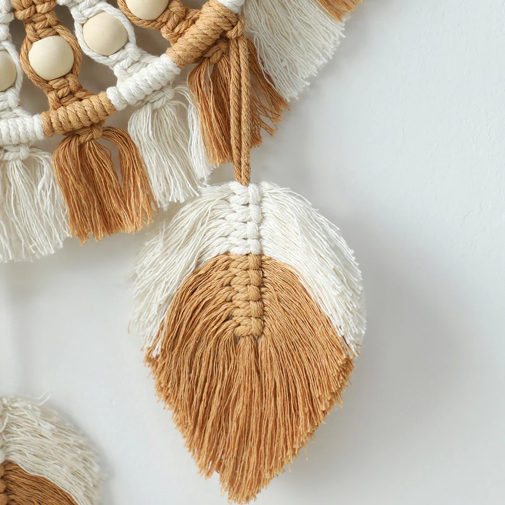 Boho Macrame Wall Mirror - Image 6