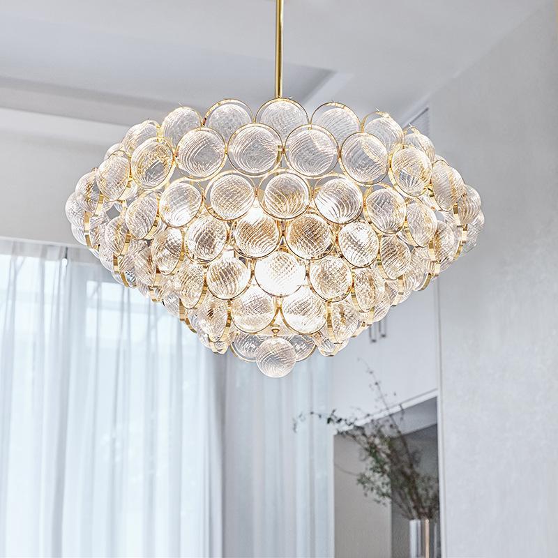 Contemporary Golden Chandelier - Image 3