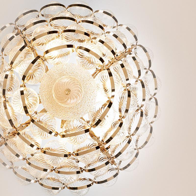 Contemporary Golden Chandelier - Image 5