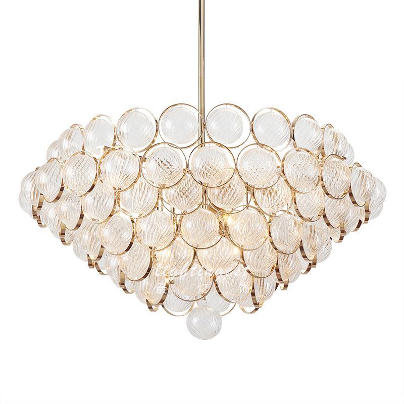 Contemporary Golden Chandelier - Image 6