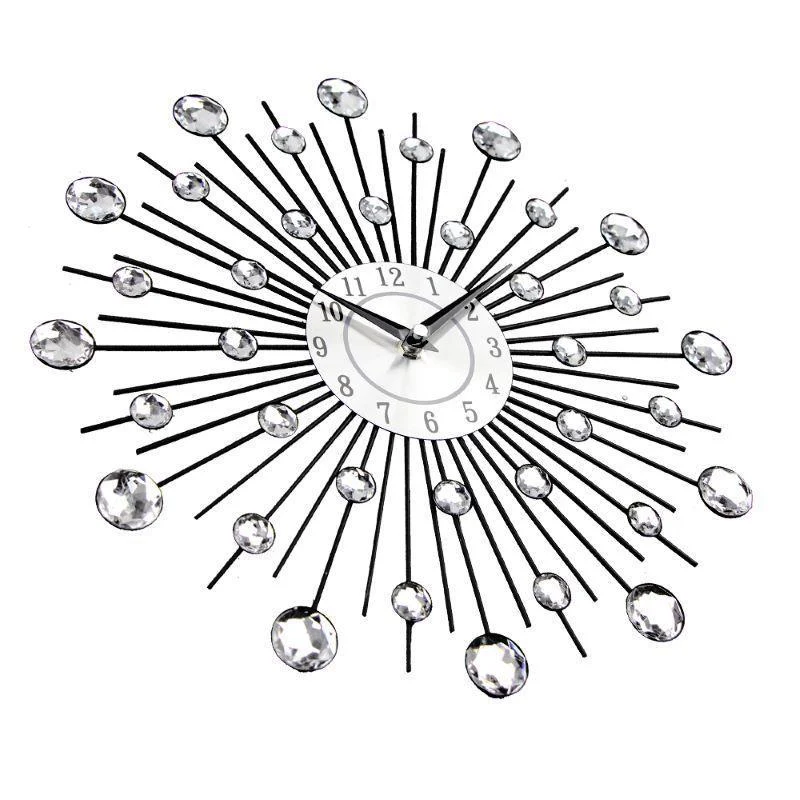 Crystal Sunburst Wall Clock - Image 4