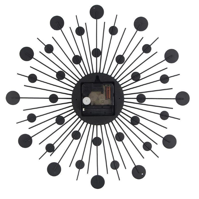 Crystal Sunburst Wall Clock - Image 7