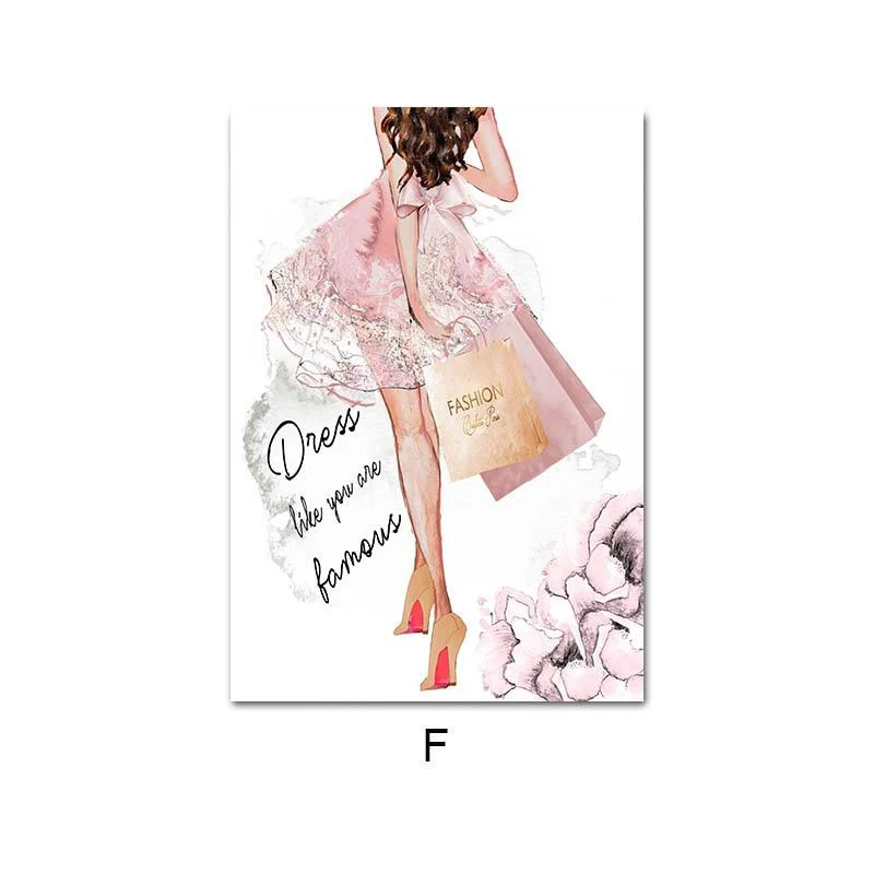 Modern Fashion Art Canvas - Image 12