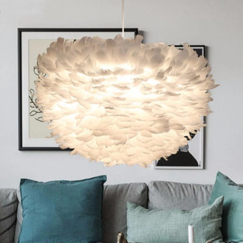 Feather Pendant Lamp - Image 10