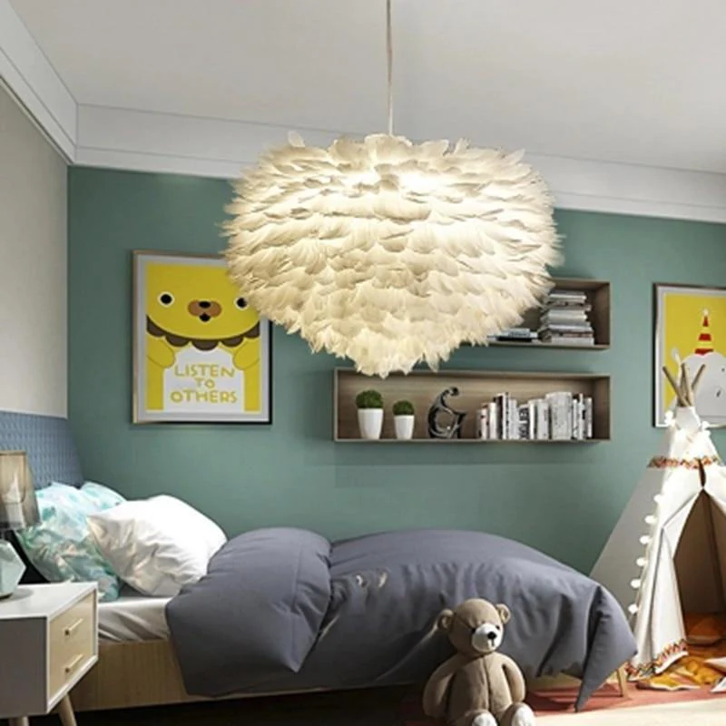 Feather Pendant Lamp - Image 7