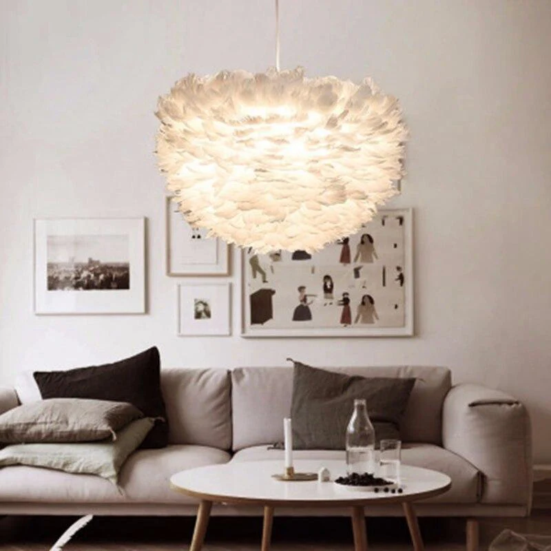 Feather Pendant Lamp - Image 8