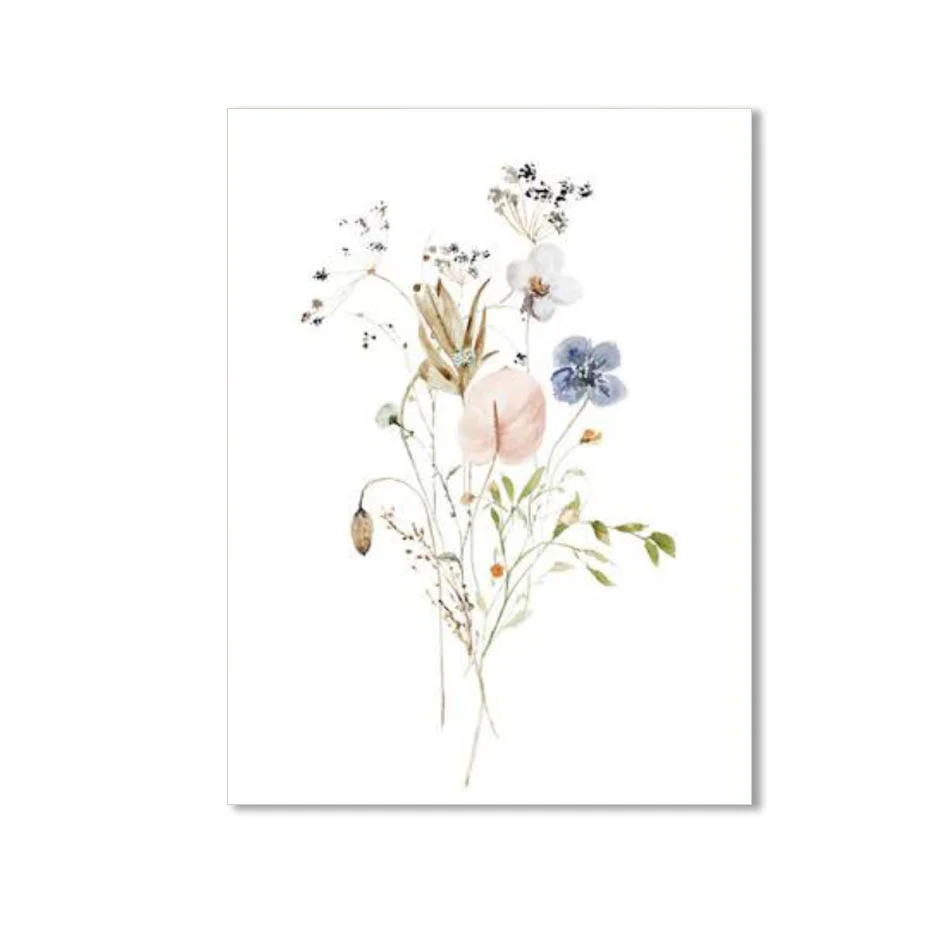 Floral Bloom Botanical Canvas - Image 3