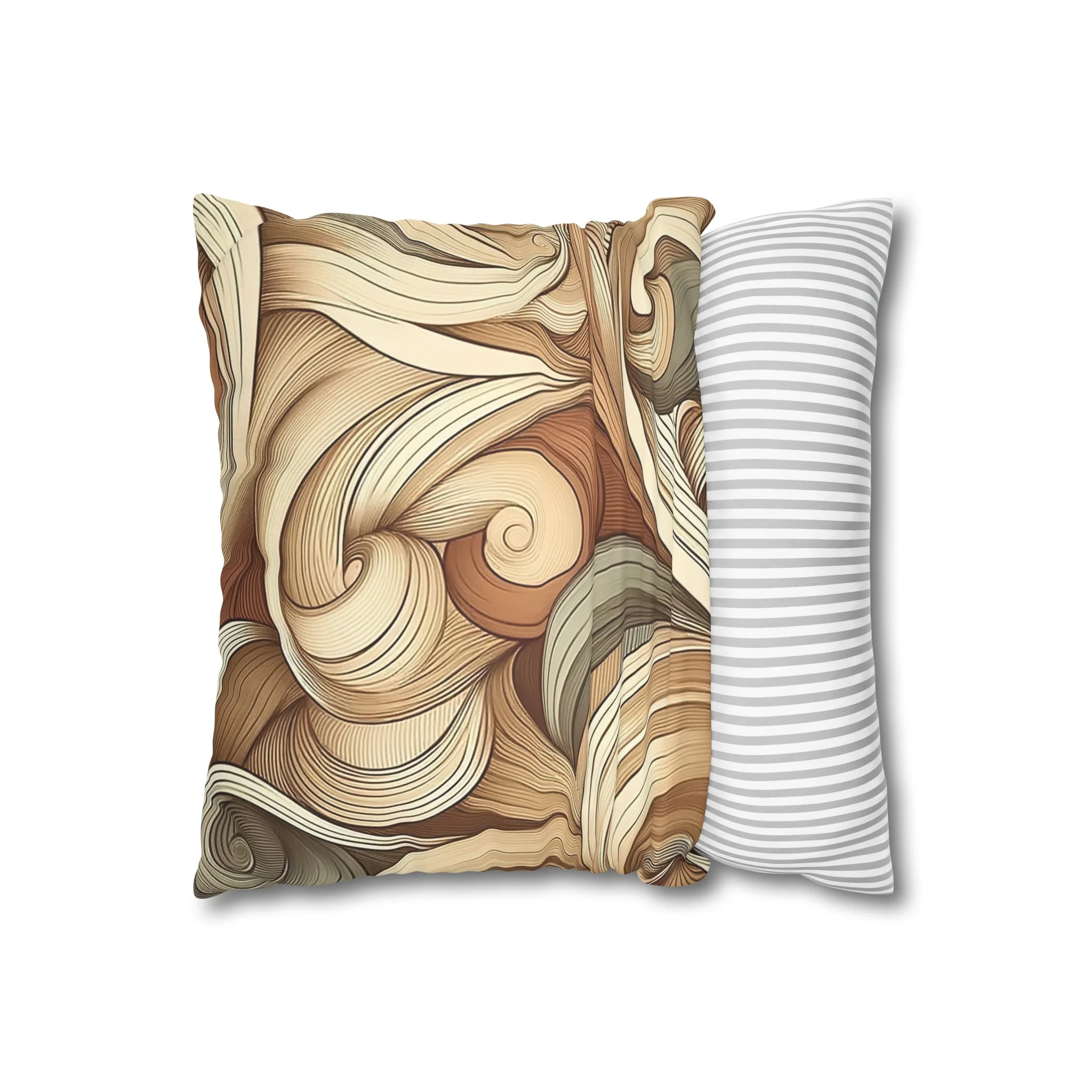 Floral Suede Double Sided Pillowcase - Image 10