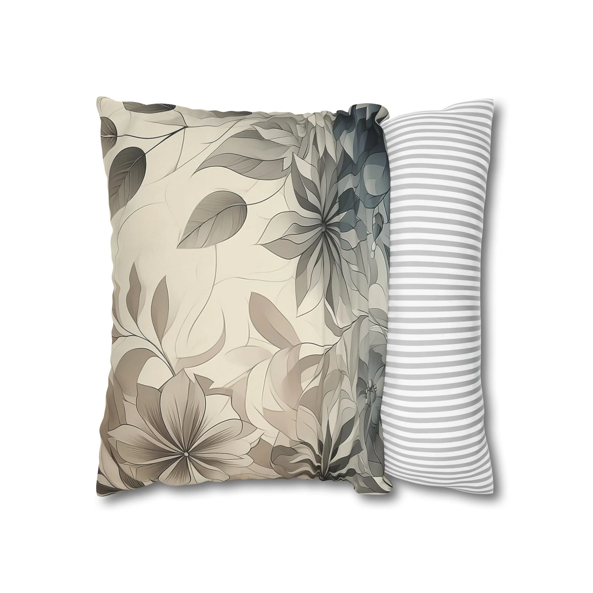 Floral Suede Double Sided Pillowcase - Image 14