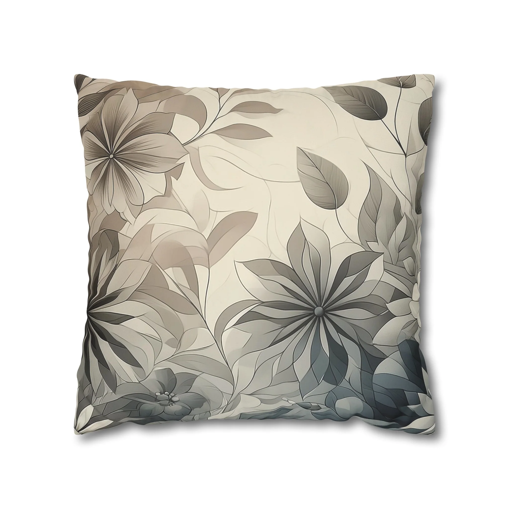 Floral Suede Double Sided Pillowcase - Image 19