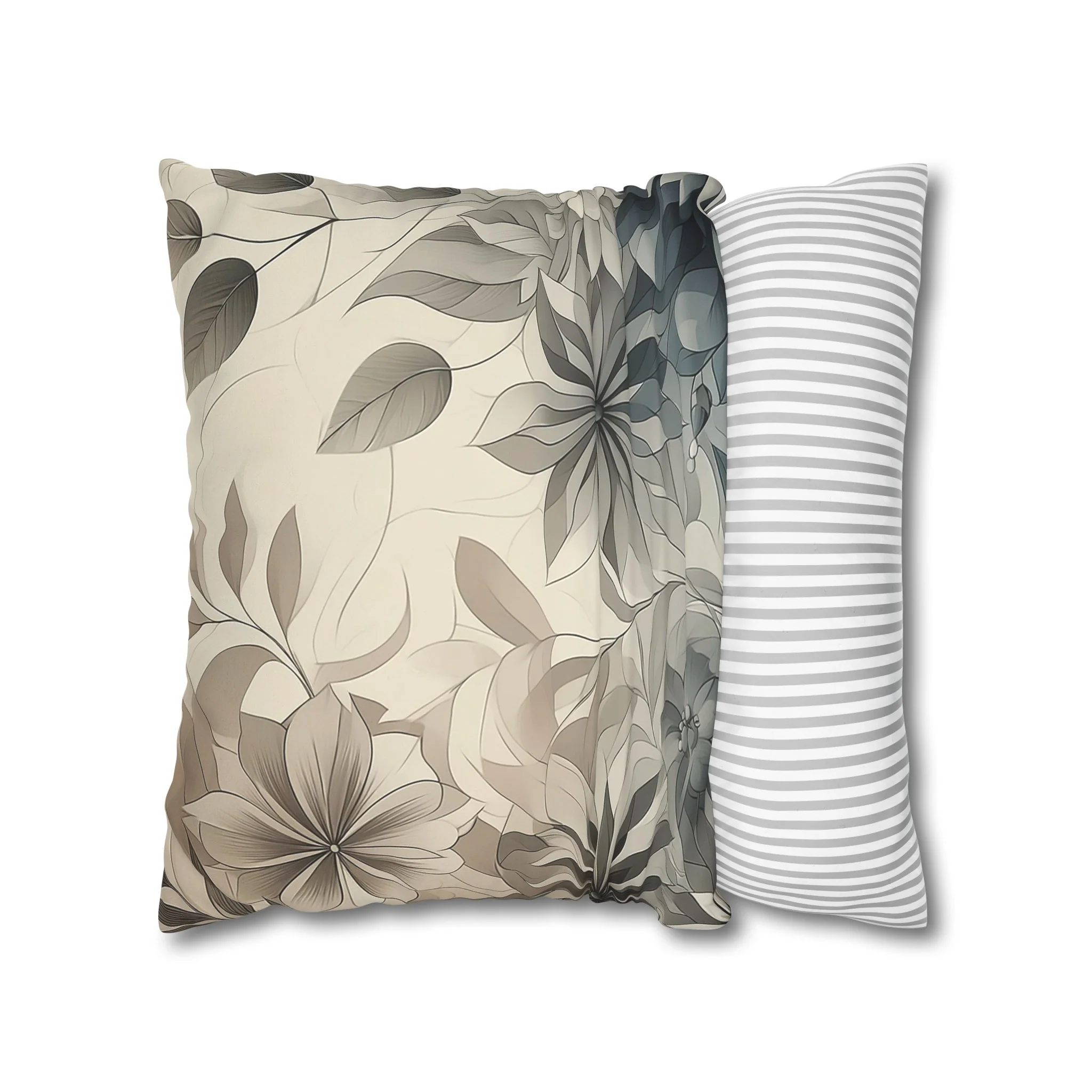 Floral Suede Double Sided Pillowcase - Image 20