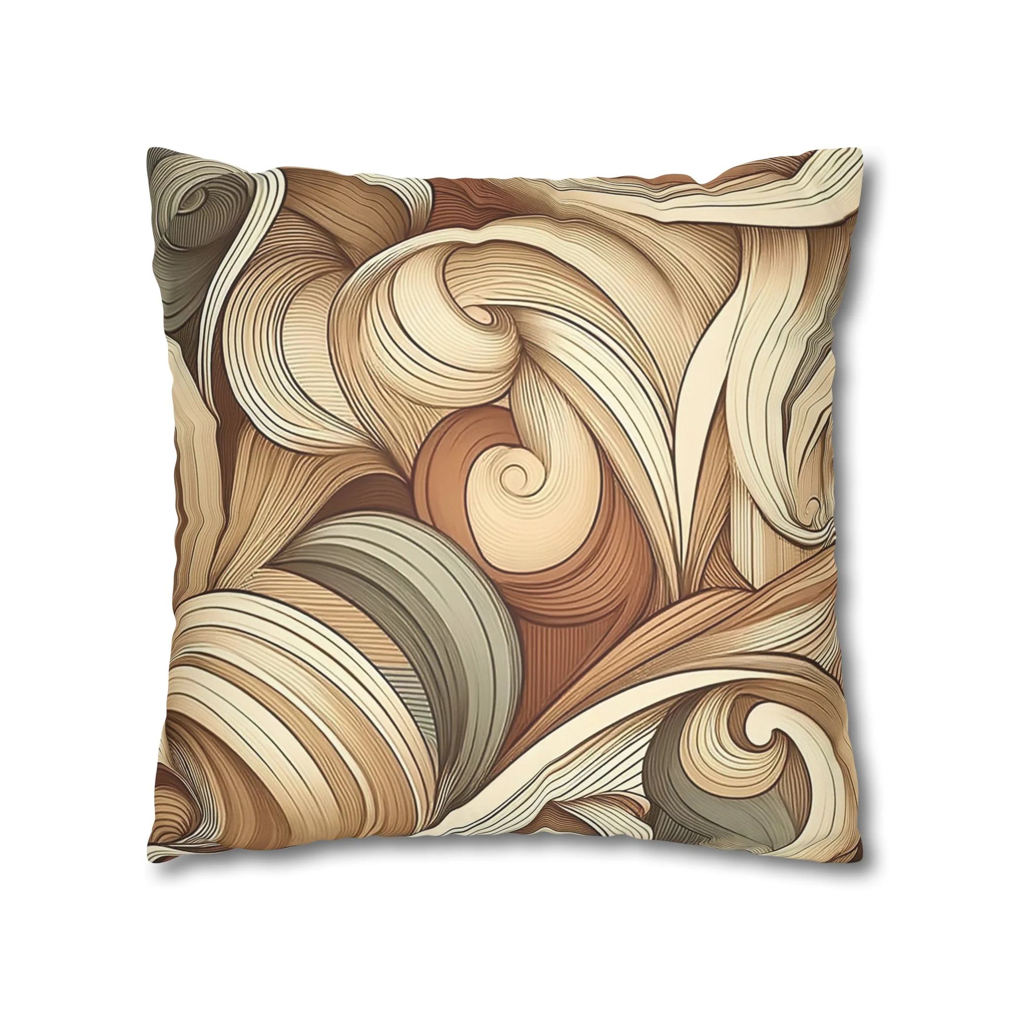 Floral Suede Double Sided Pillowcase - Image 21