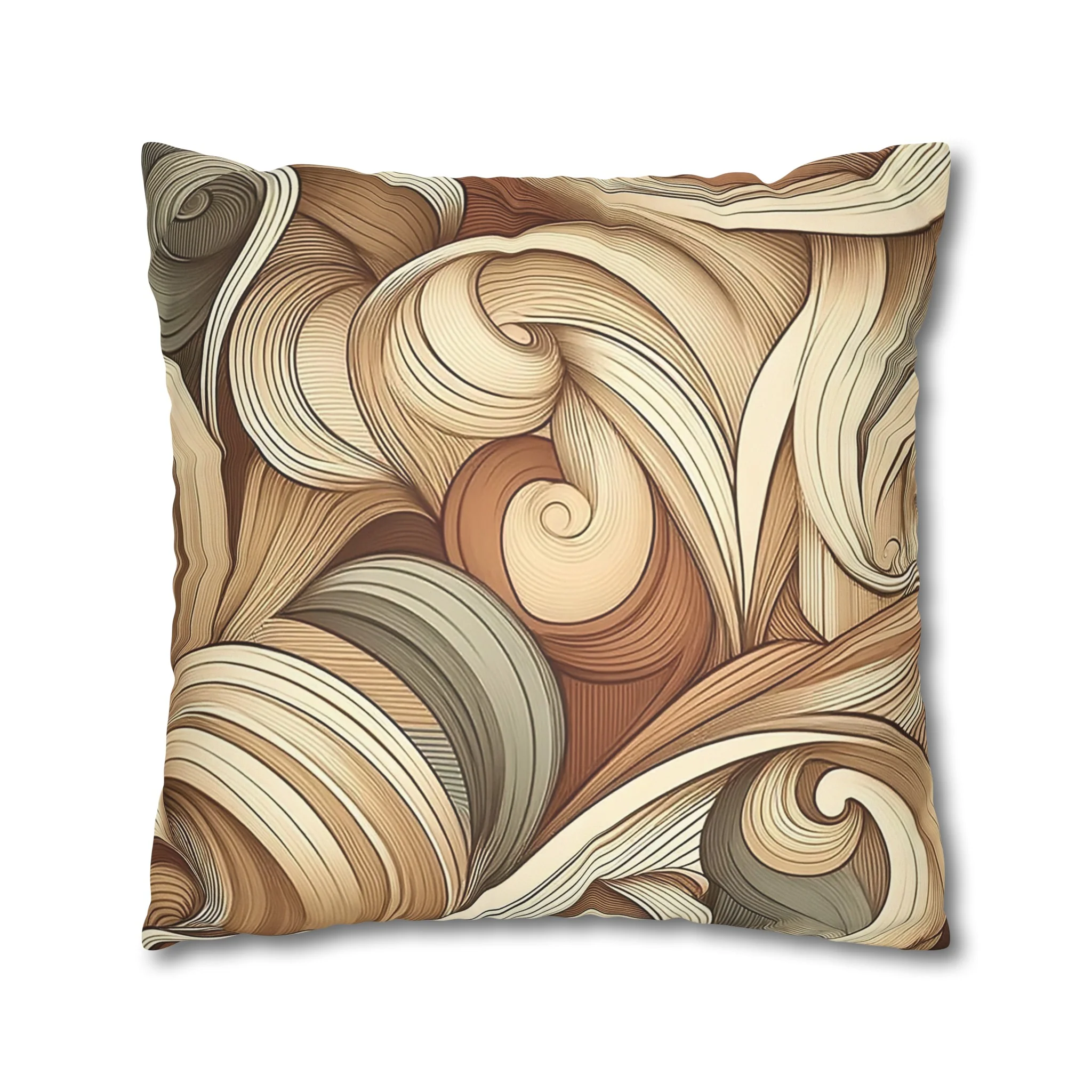 Floral Suede Double Sided Pillowcase - Image 5