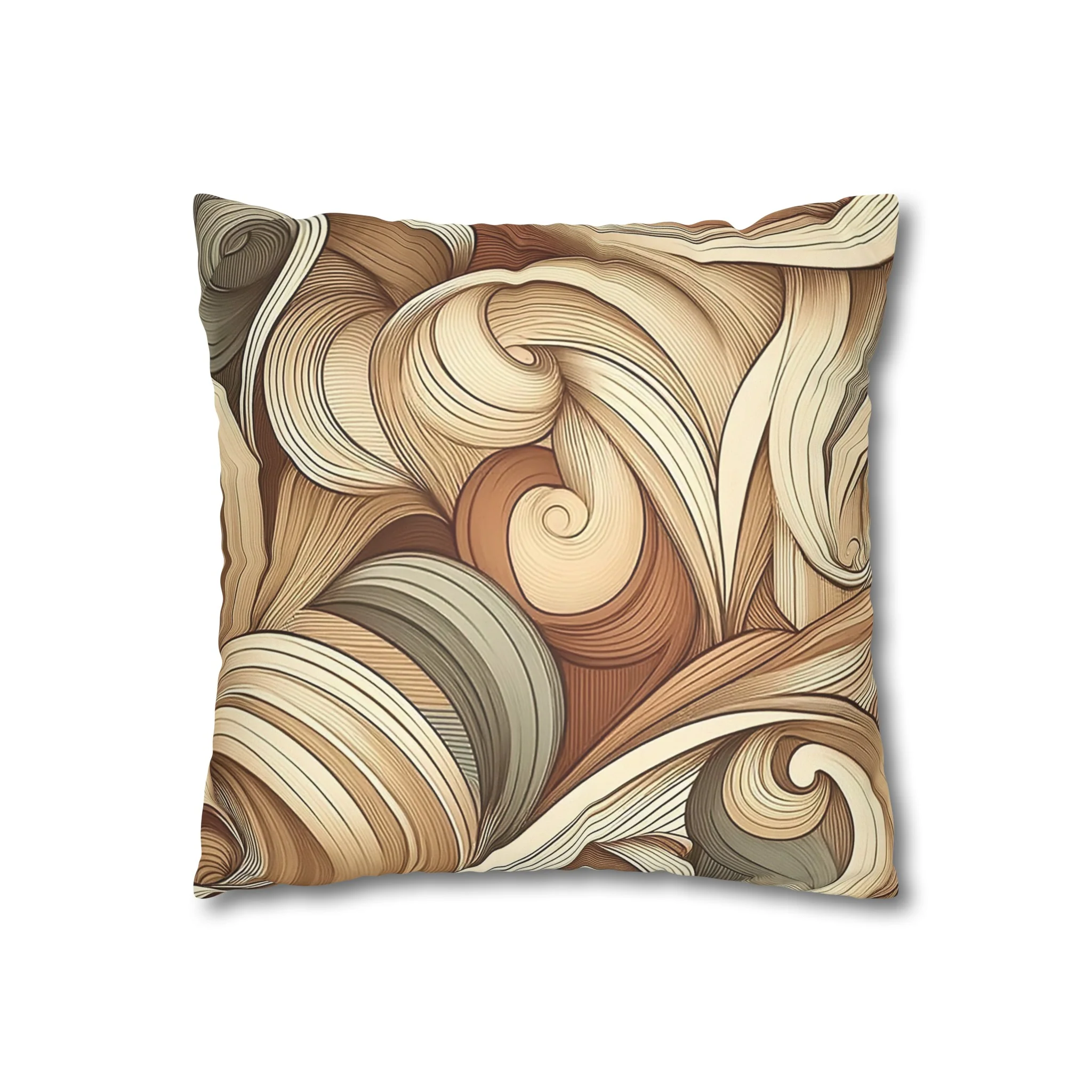 Floral Suede Double Sided Pillowcase - Image 9