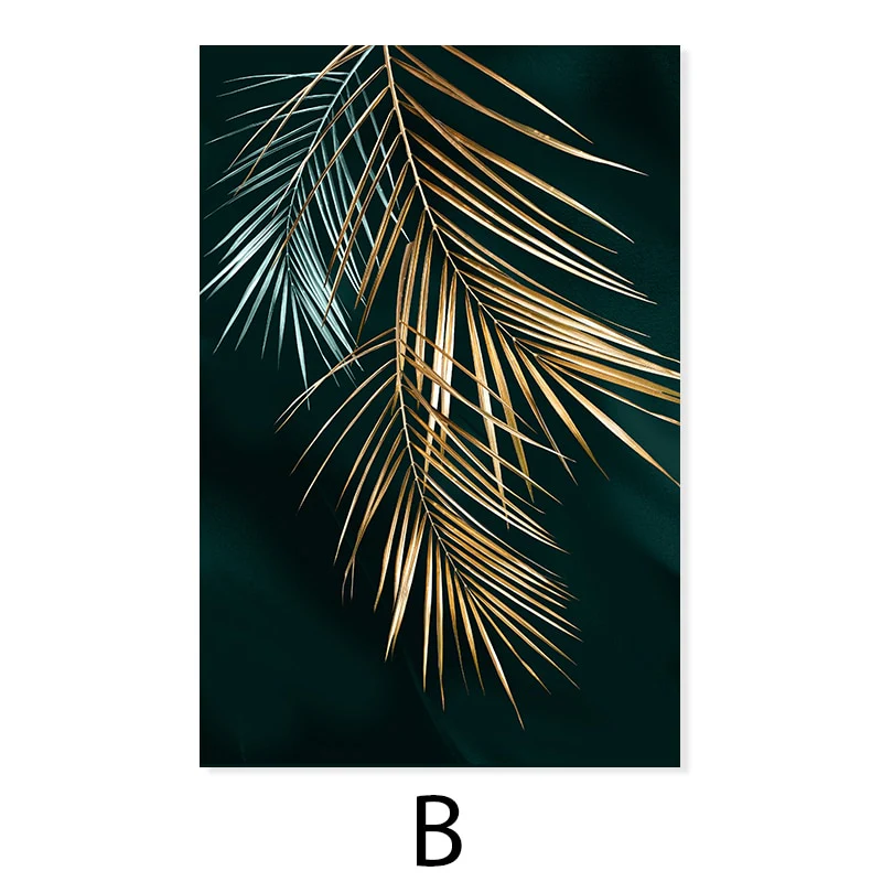 Golden Leaf Art Print - Image 11