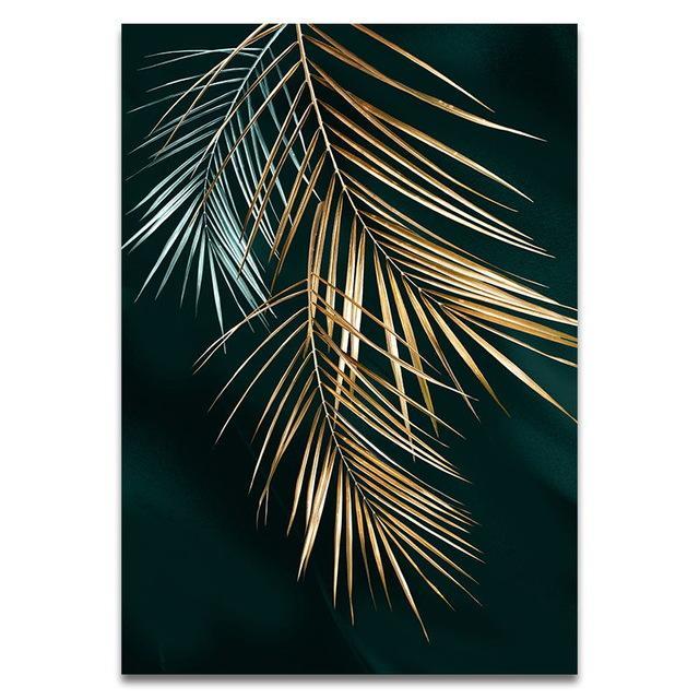 Golden Leaf Art Print - Image 7