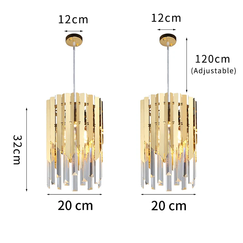 Luxe Gold Hanging Light - Image 17