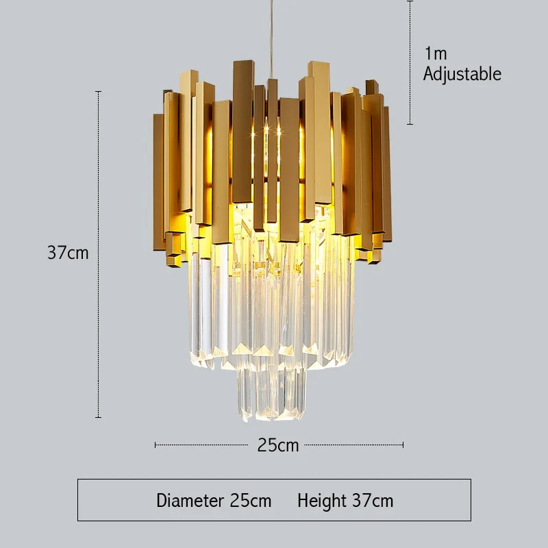 Luxe Gold Hanging Light - Image 25