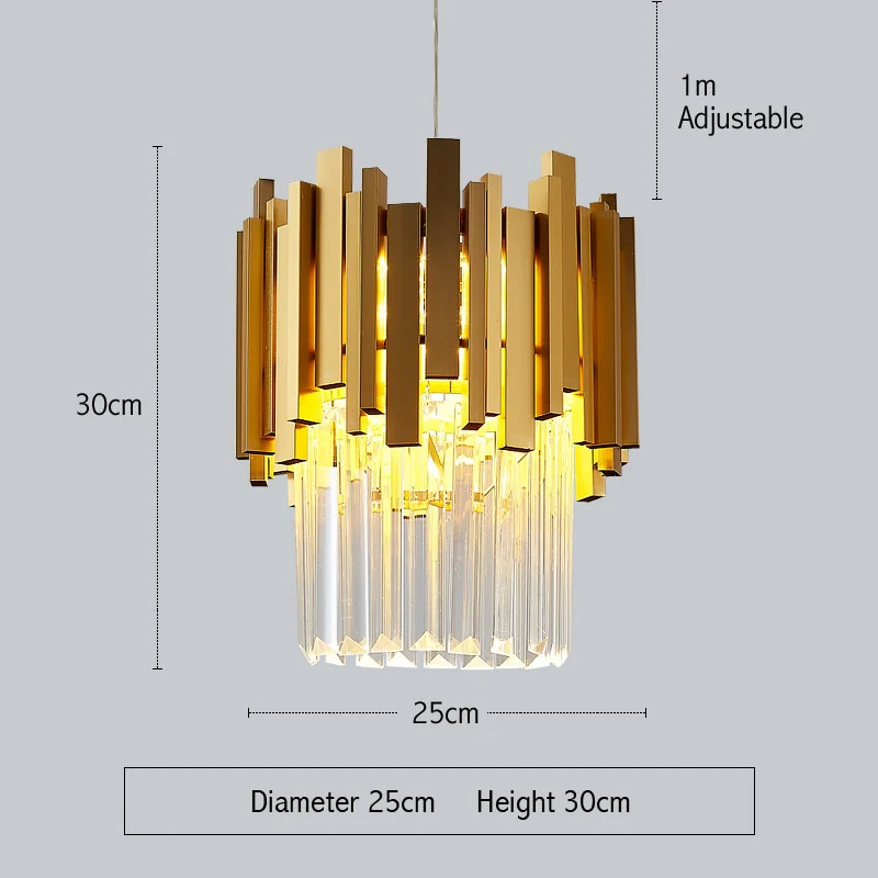 Luxe Gold Hanging Light - Image 26