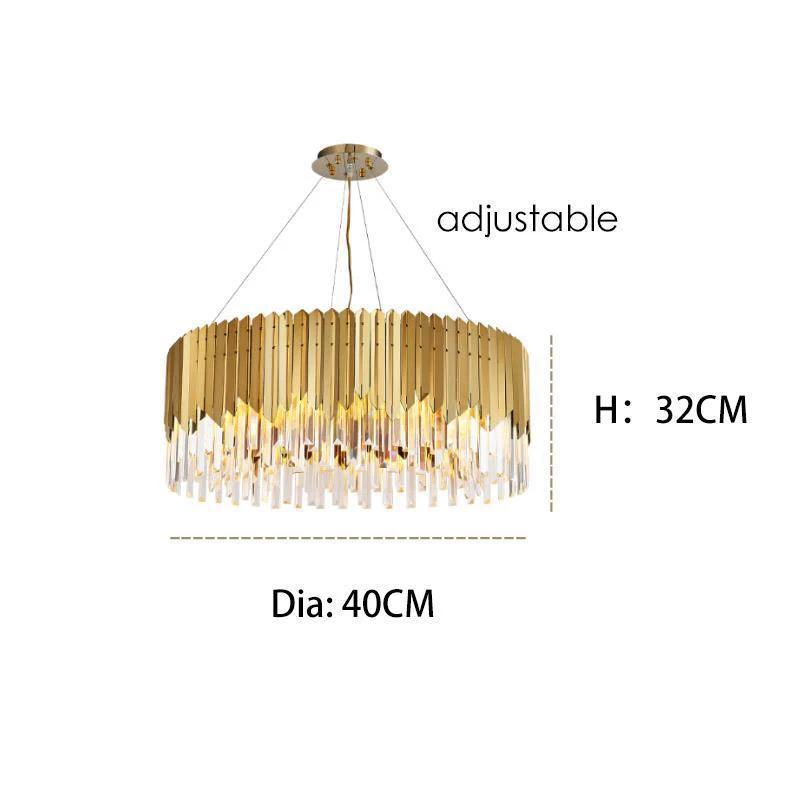 Luxe Gold Hanging Light - Image 9