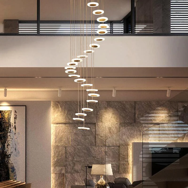 Minimalist Disc Chandelier - Image 4