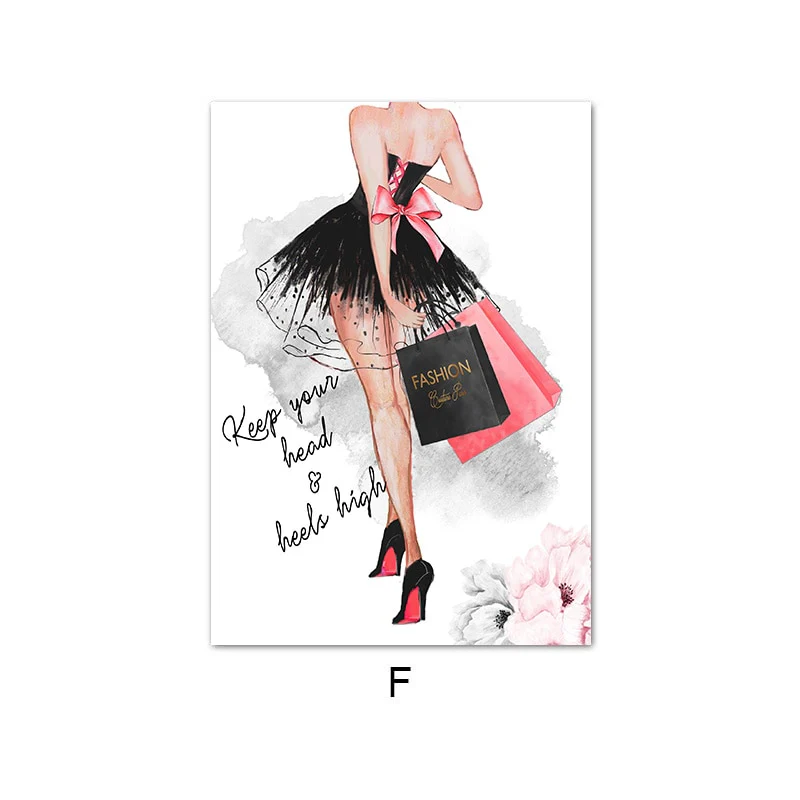 Modern Fashion Art Canvas - Image 15