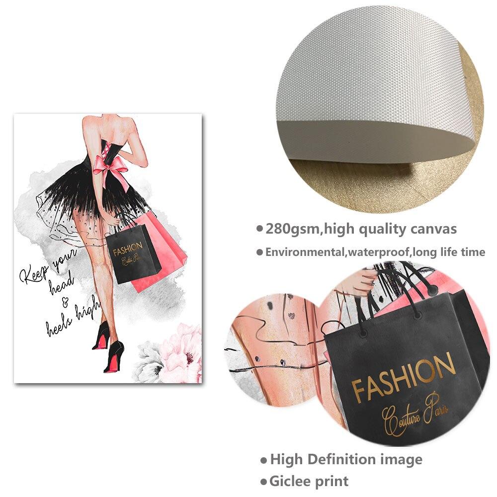 Modern Fashion Art Canvas - Image 5