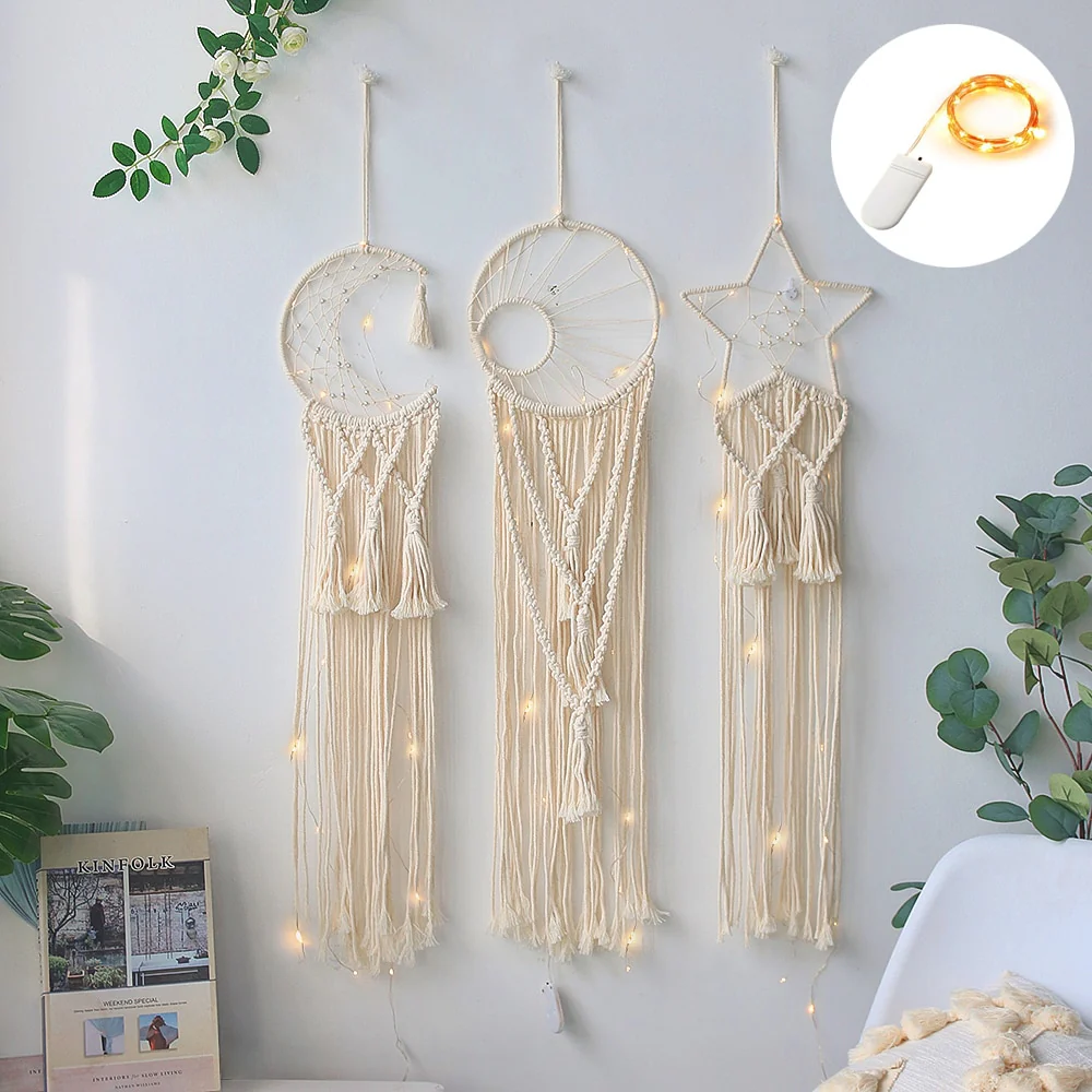 Moon Grace Macrame Dream Catchers - Image 3
