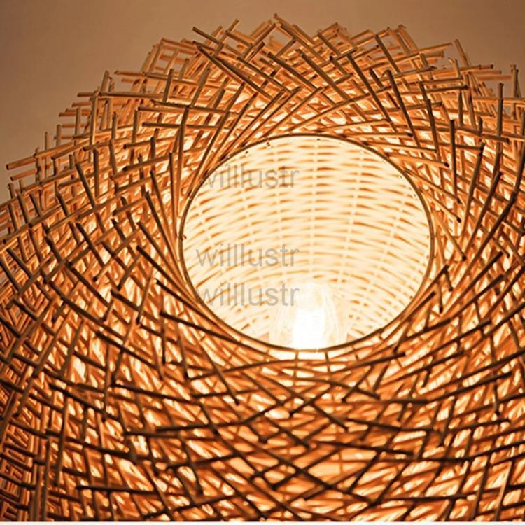 Nest Wicker Pendant Light - Image 5