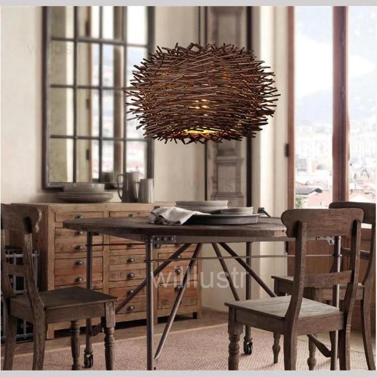 Nest Wicker Pendant Light - Image 6