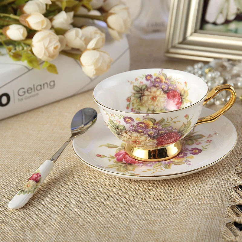 Pastoral Blooms Bone China Tea Set - Image 8