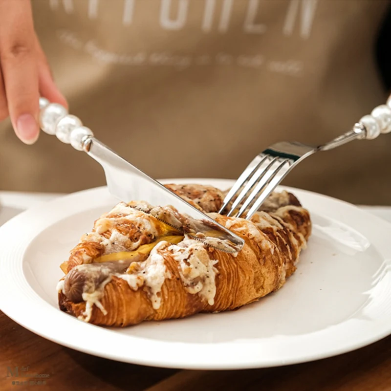 Pearl Essence Silver Cutlery Set - Image 7