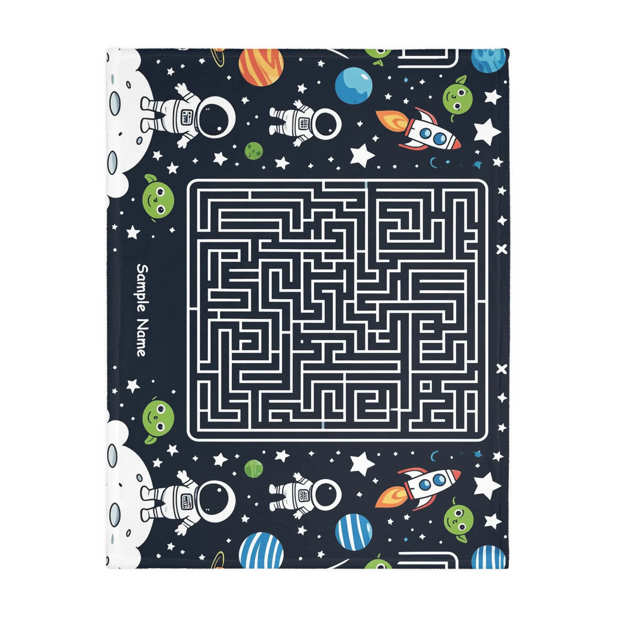 Snuggle Up Space Maze Double Sided Blanket - Image 7