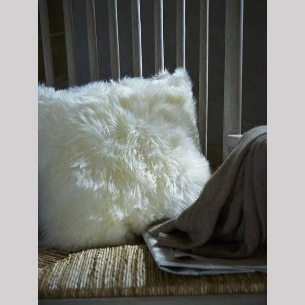 Square Sheepskin Cushion - Image 8