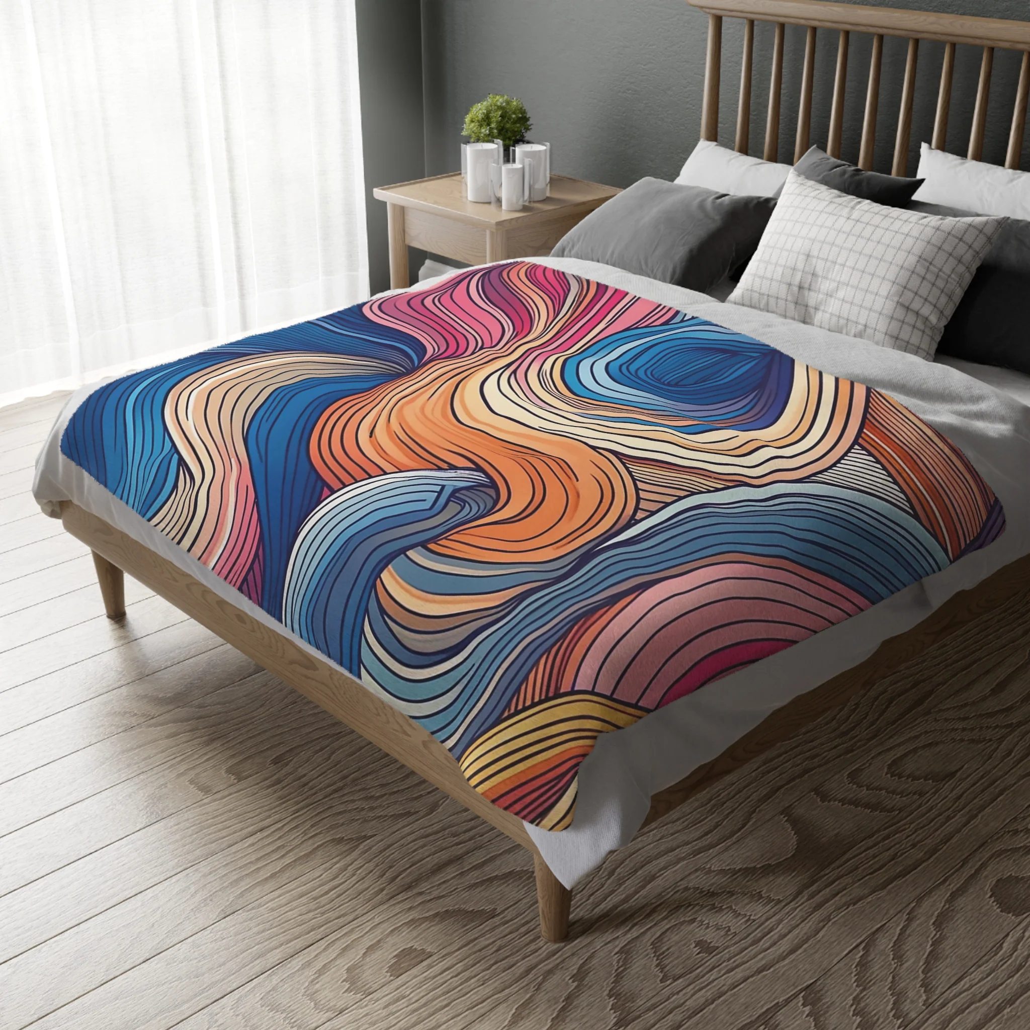 Harmonious Sanctuary Double Sided Blanket - Image 4