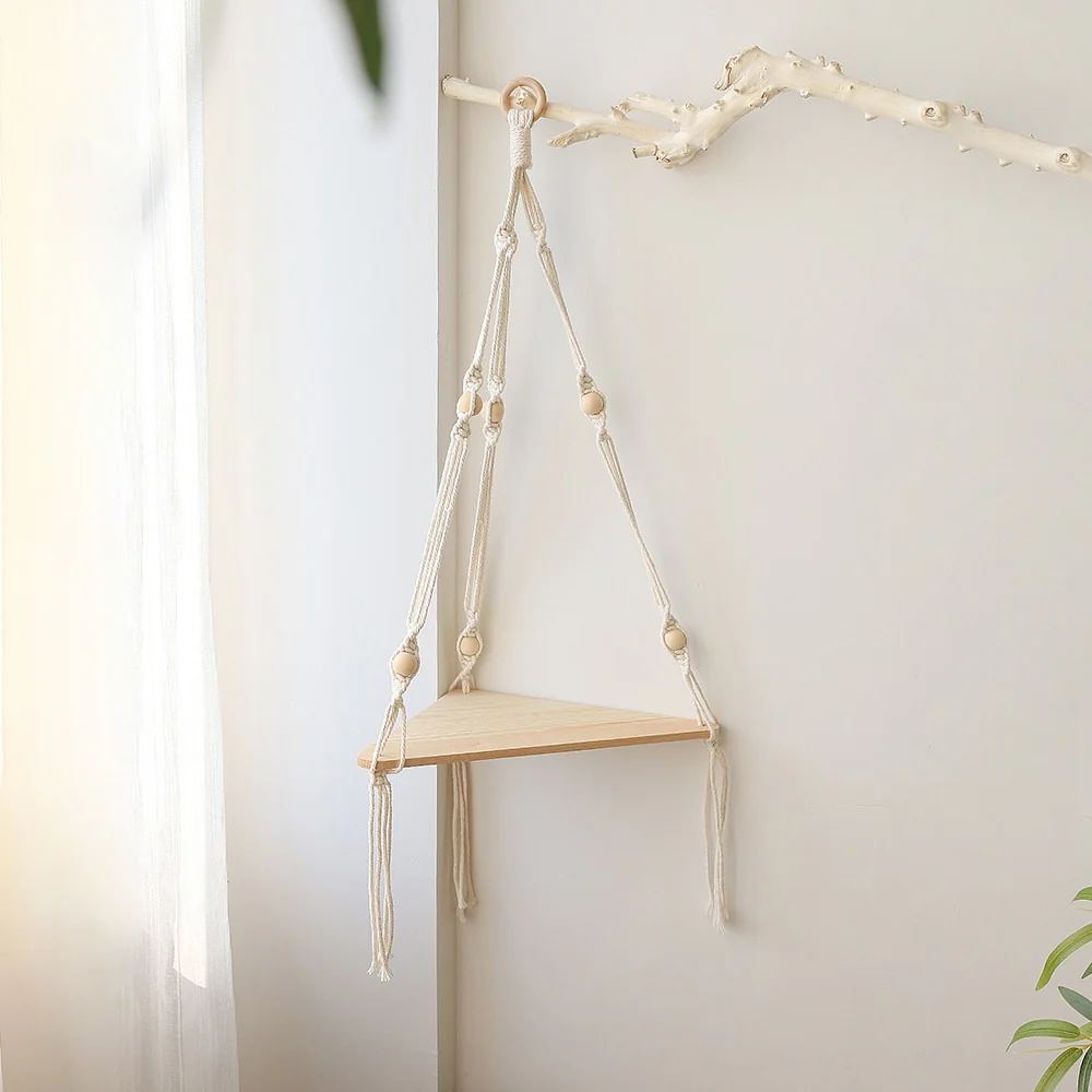 Triangle Tangle Macrame Shelves - Image 5