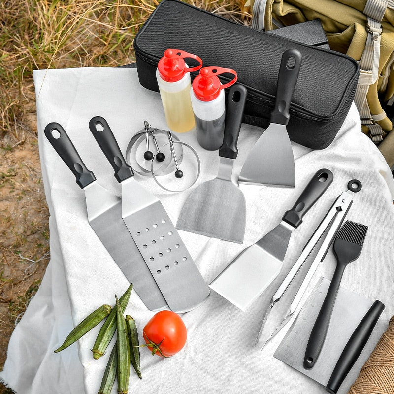 Ultimate Stainless Steel BBQ Tools Set - Image 6