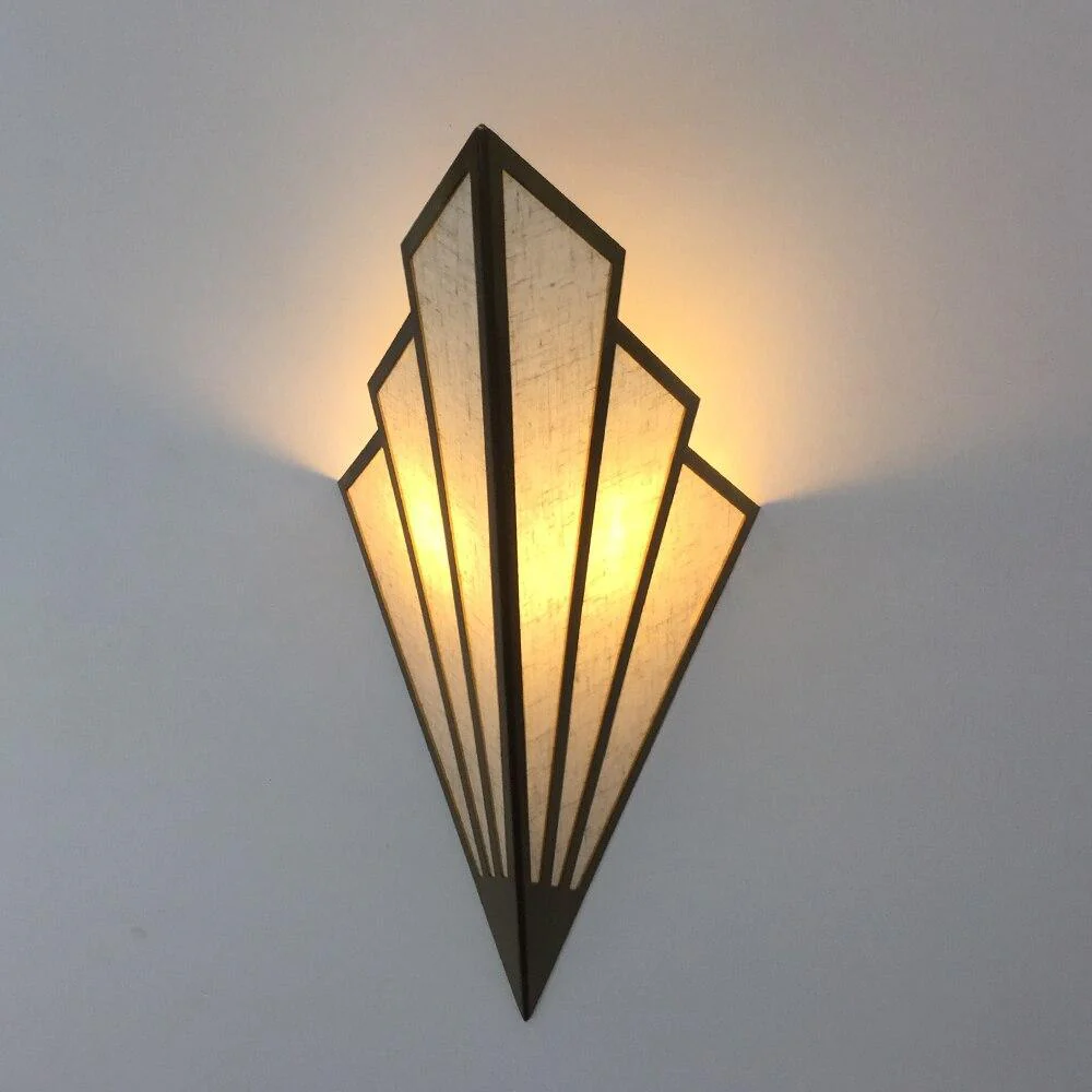 Vintage Fan Wall Lamp - Image 3