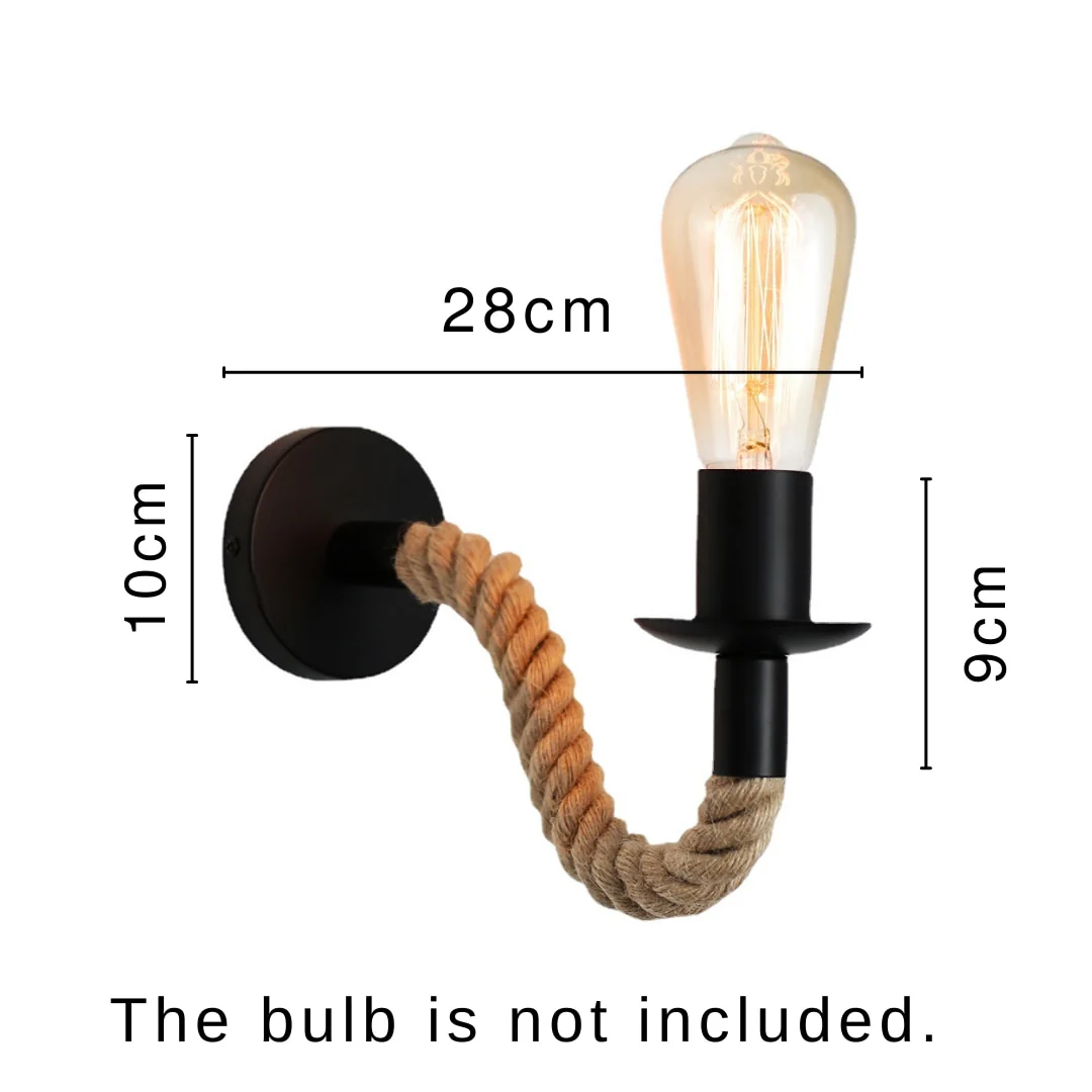 Vintage Rope Wall Light - Image 5