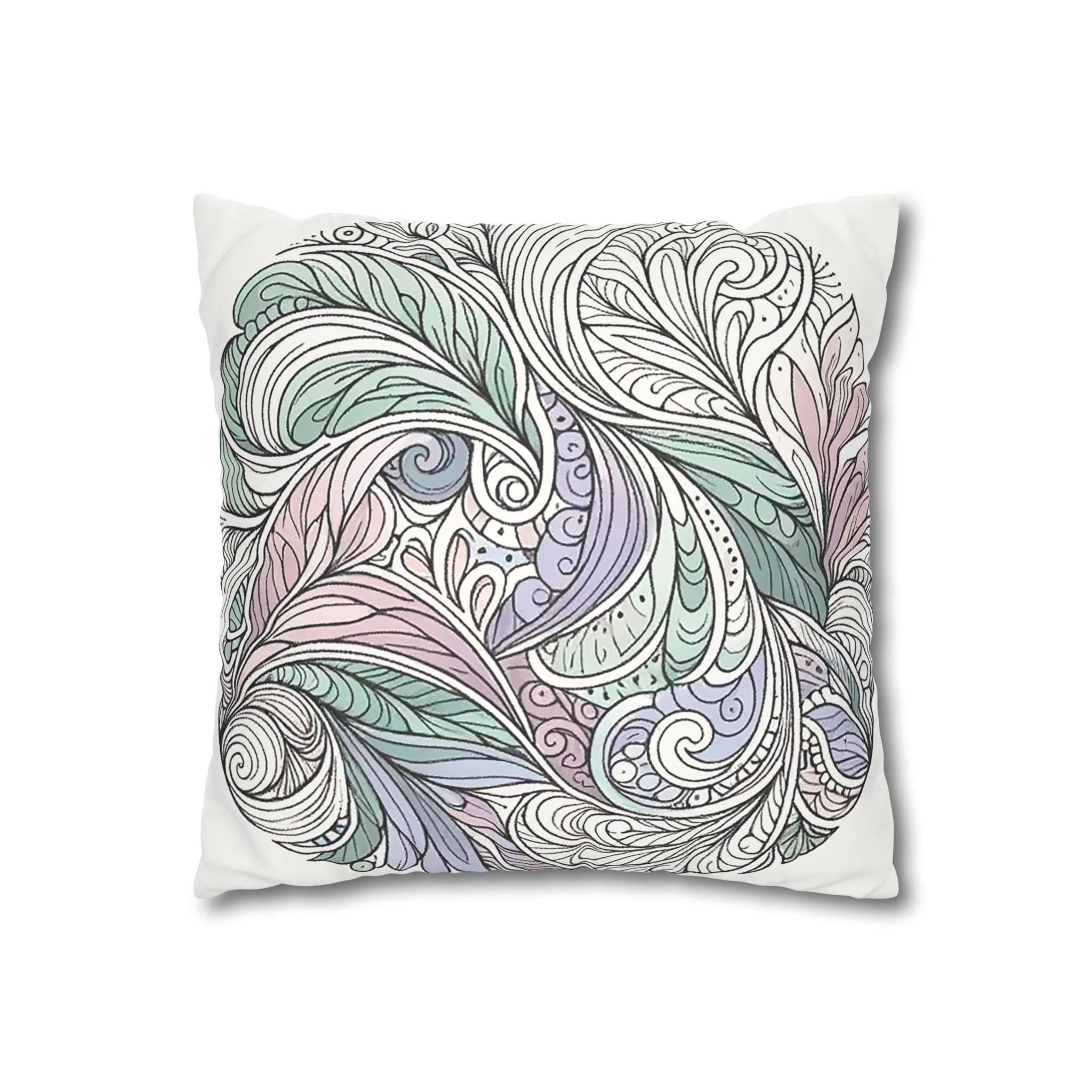 Zentangle Bliss Double Sided Pillowcase - Image 10
