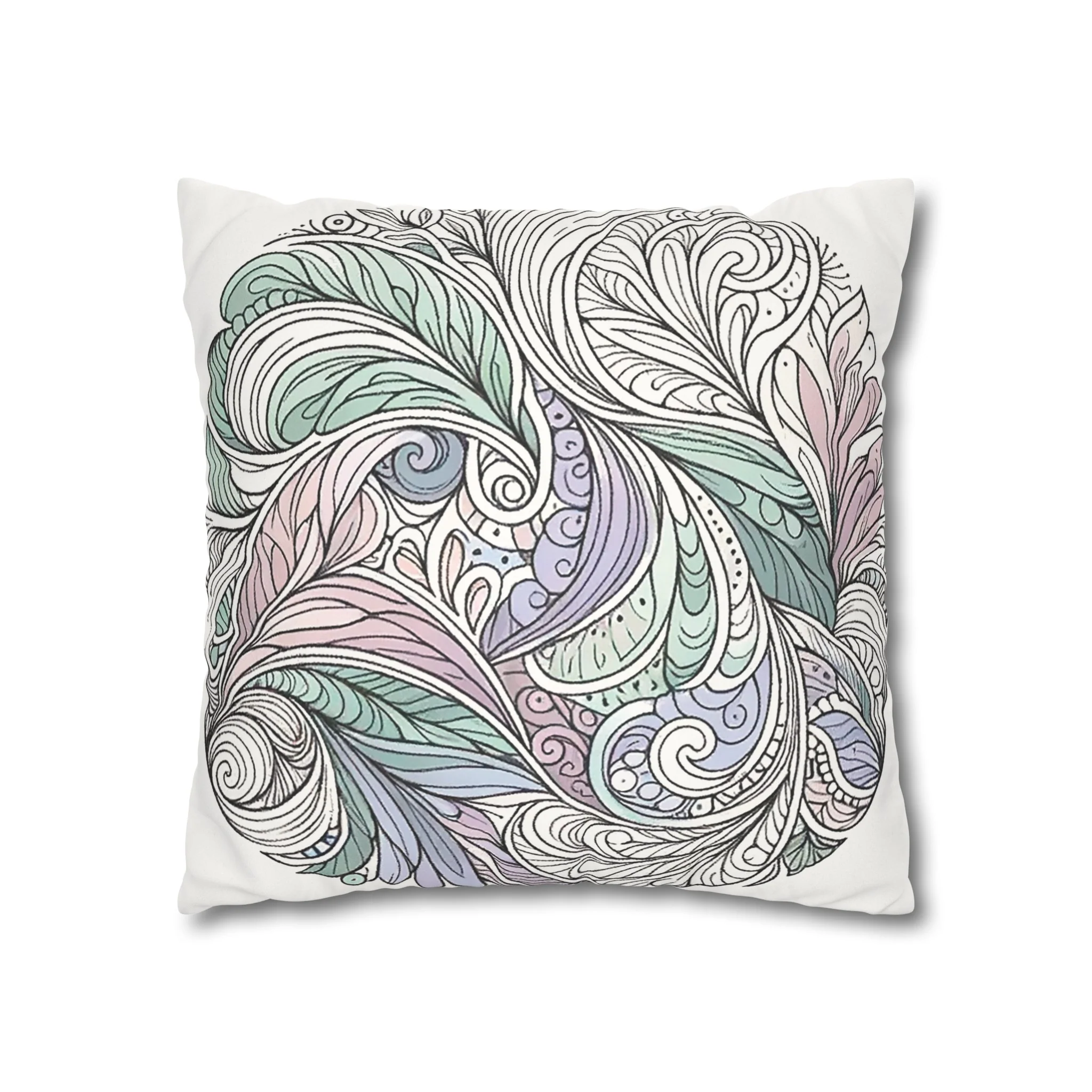 Zentangle Bliss Double Sided Pillowcase - Image 15