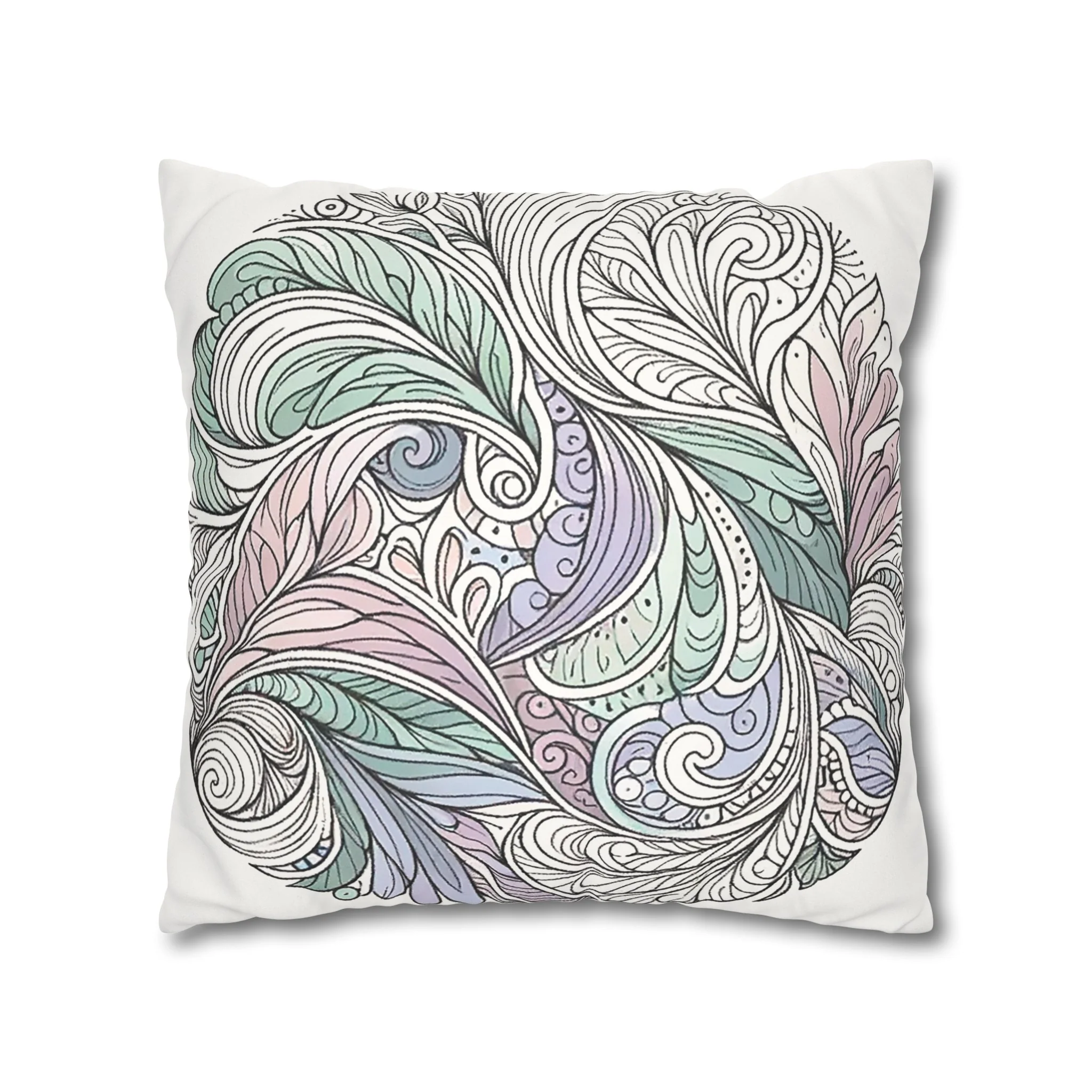 Zentangle Bliss Double Sided Pillowcase - Image 21